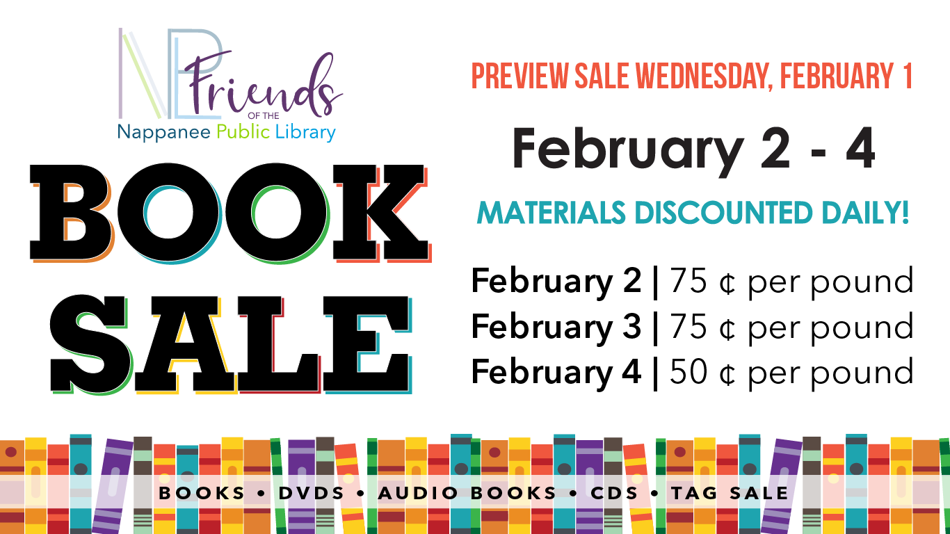 Friends of the Nappanee Public Library Book Sale Nappanee Library